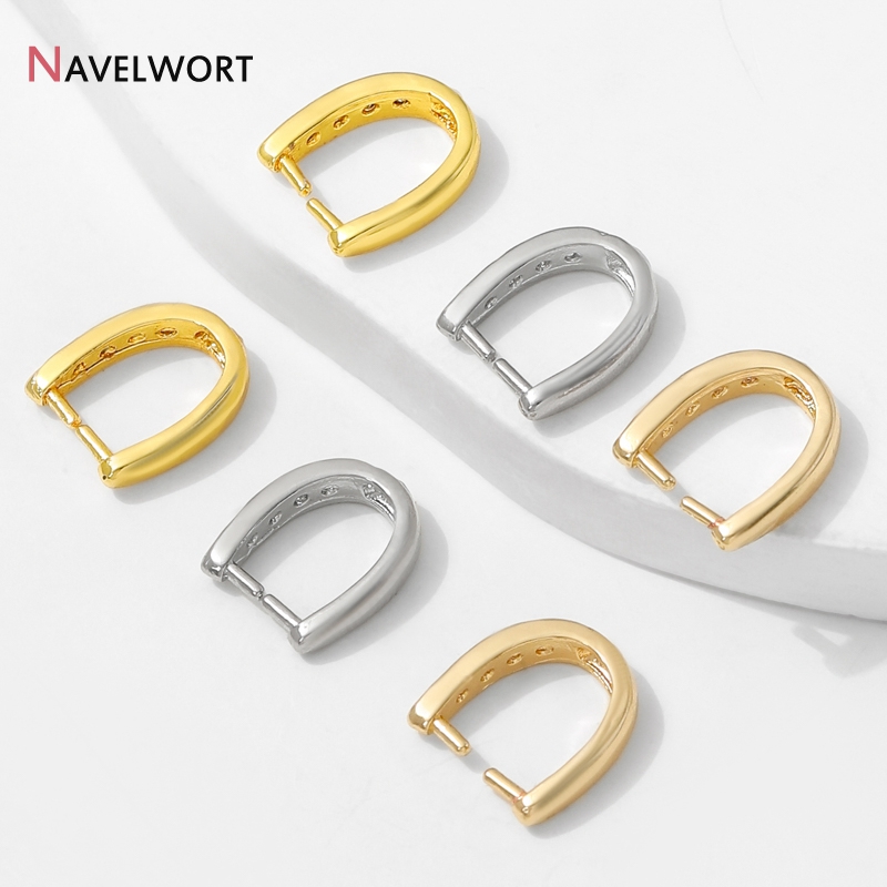 Gold Plated Jewelry - 14K Gold Plated Brass Metal Inlaid