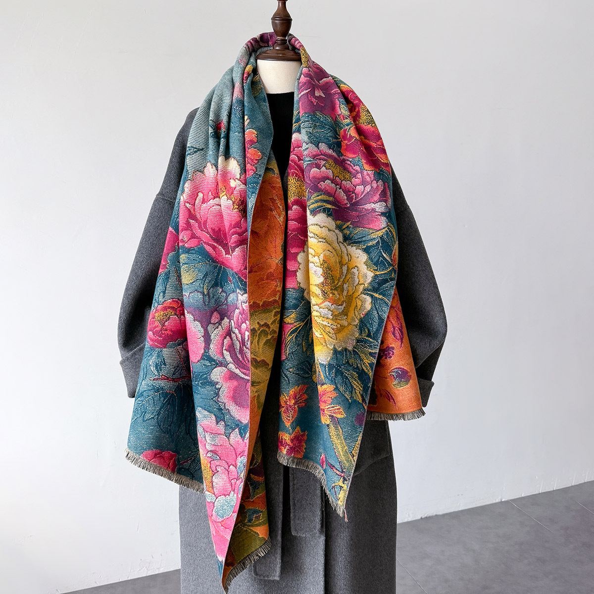 Warm Cashmere Scarf Women Shaw - Cashmere Scarf 评论和价格