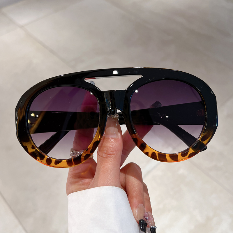 Oversized Round Goggle Men Fas - Sunglasses Uv400 评论和价格