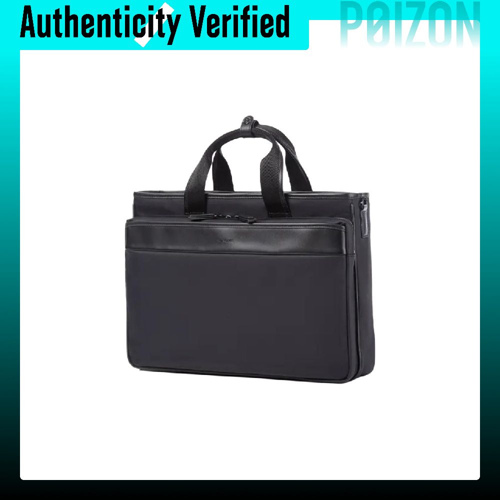 SAMSONITE Fabric With Cow Leat - Leather Briefcase 评论和价格