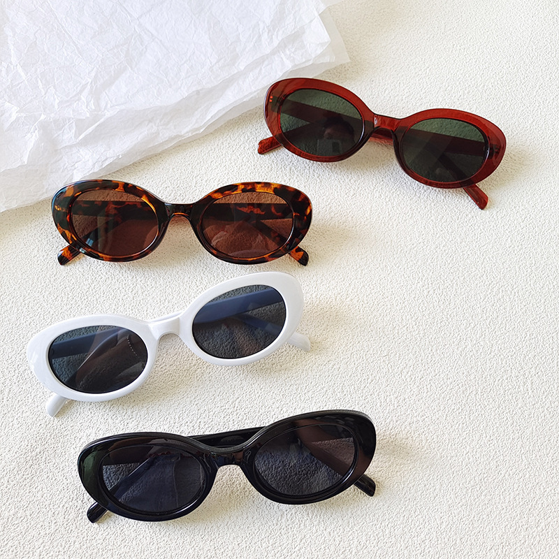 Vintage Small Oval Sunglasses  - Sunglasses Uv400 评论和价格