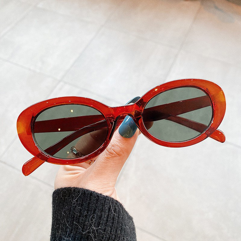 Vintage Small Oval Sunglasses  - Sunglasses Uv400 评论和价格