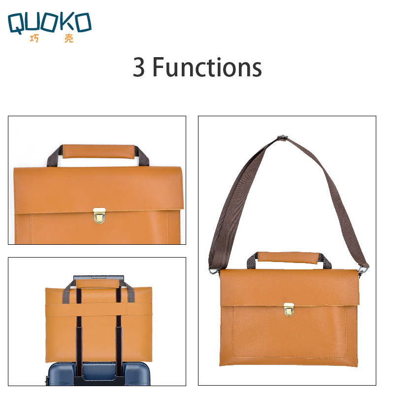 PU Leather women Laptop Bag No - Leather Briefcase 评论和价格
