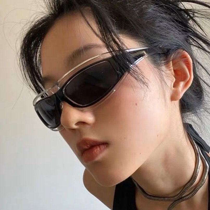 Cat eye Glasses Punk Style Wom - Sunglasses Uv400 评论和价格