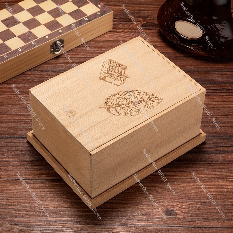 Premium Cedar Wood Cigar Humid - Premium Cigar Case 评论和价格