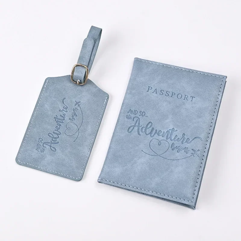 New Purple PU Leather Passport - Travel Luggage Set 评论和价格