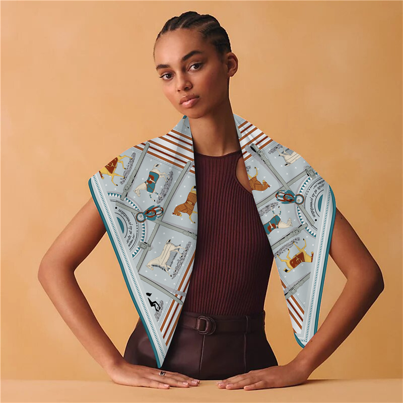 90CM Fashion Printed Cashmere  - Cashmere Scarf 评论和价格