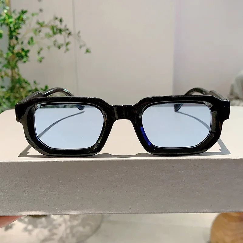 Vintage Rectangle Frame Sungla - Designer Sunglasses 评论和价格