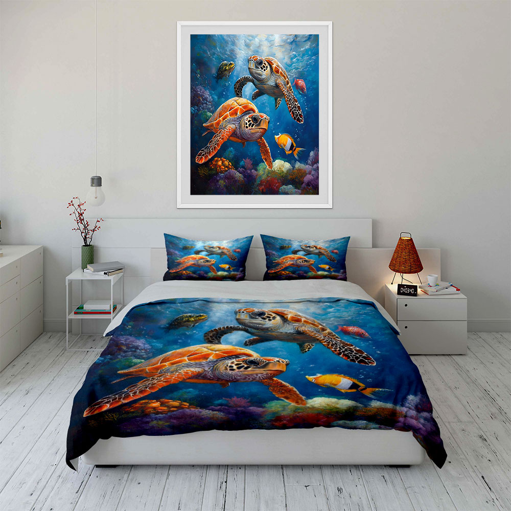 Sea Turtles and Tropical Fish  - Luxury Gift Set 评论和价格