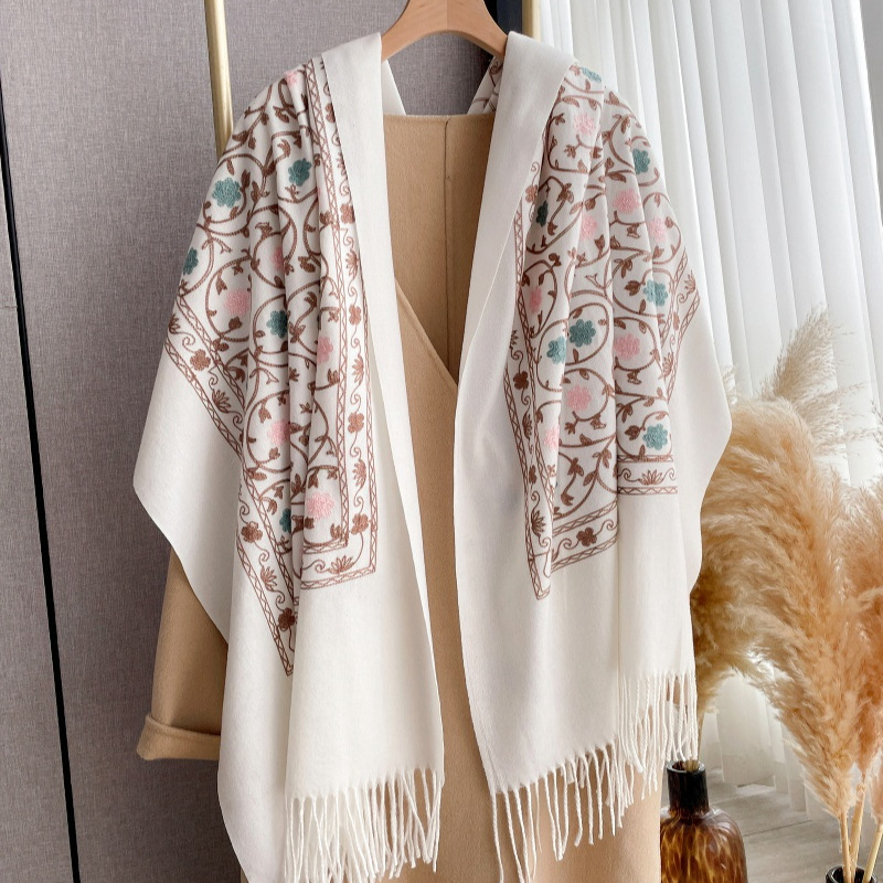 2025 New Embroidery Cashmere S - Cashmere Scarf 评论和价格