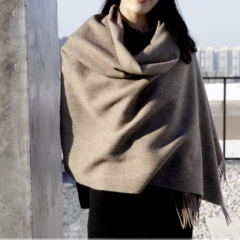 Wool Winter Scarf Women Fashio - Cashmere Scarf 评论和价格