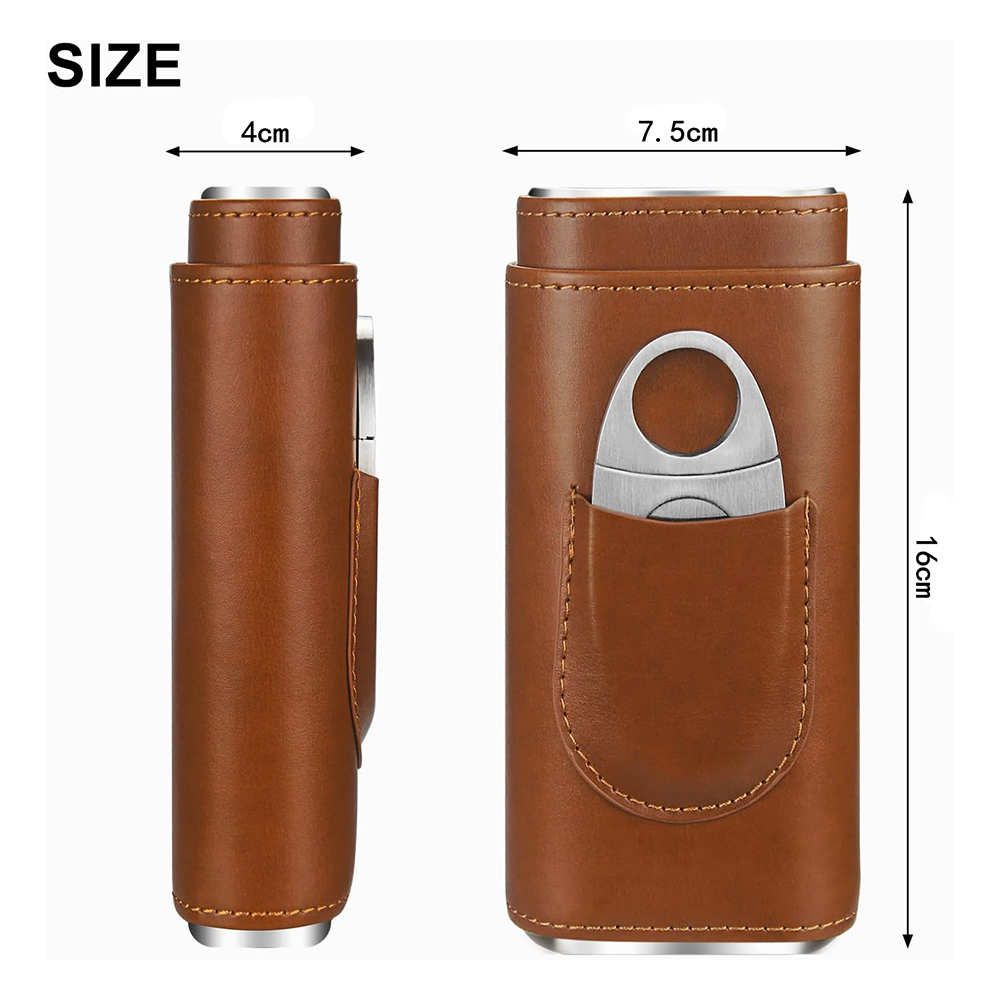 Portable Cigar Humidor Kit, Pr - Premium Cigar Case 评论和价格