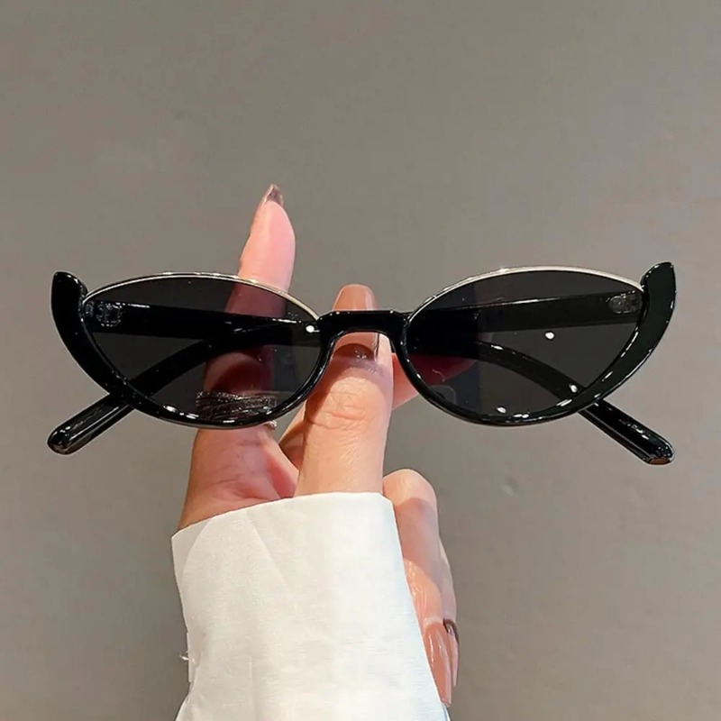 Vintage Small Cat Eye Sunglass - Sunglasses Uv400 评论和价格