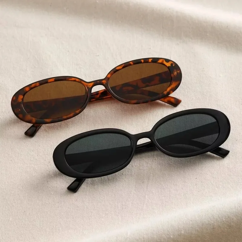Vintage Oval Sunglasses Women  - Sunglasses Uv400 评论和价格
