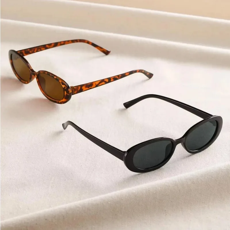 Vintage Oval Sunglasses Women  - Sunglasses Uv400 评论和价格