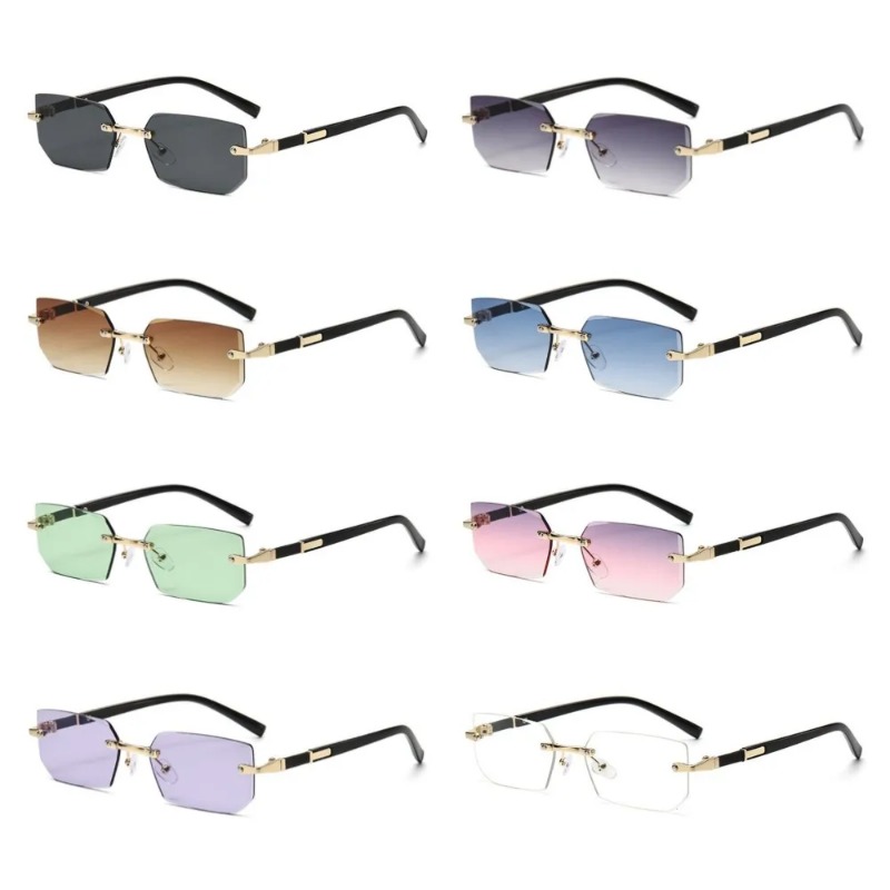 Trendy Rimless Sunglasses for  - Designer Sunglasses 评论和价格